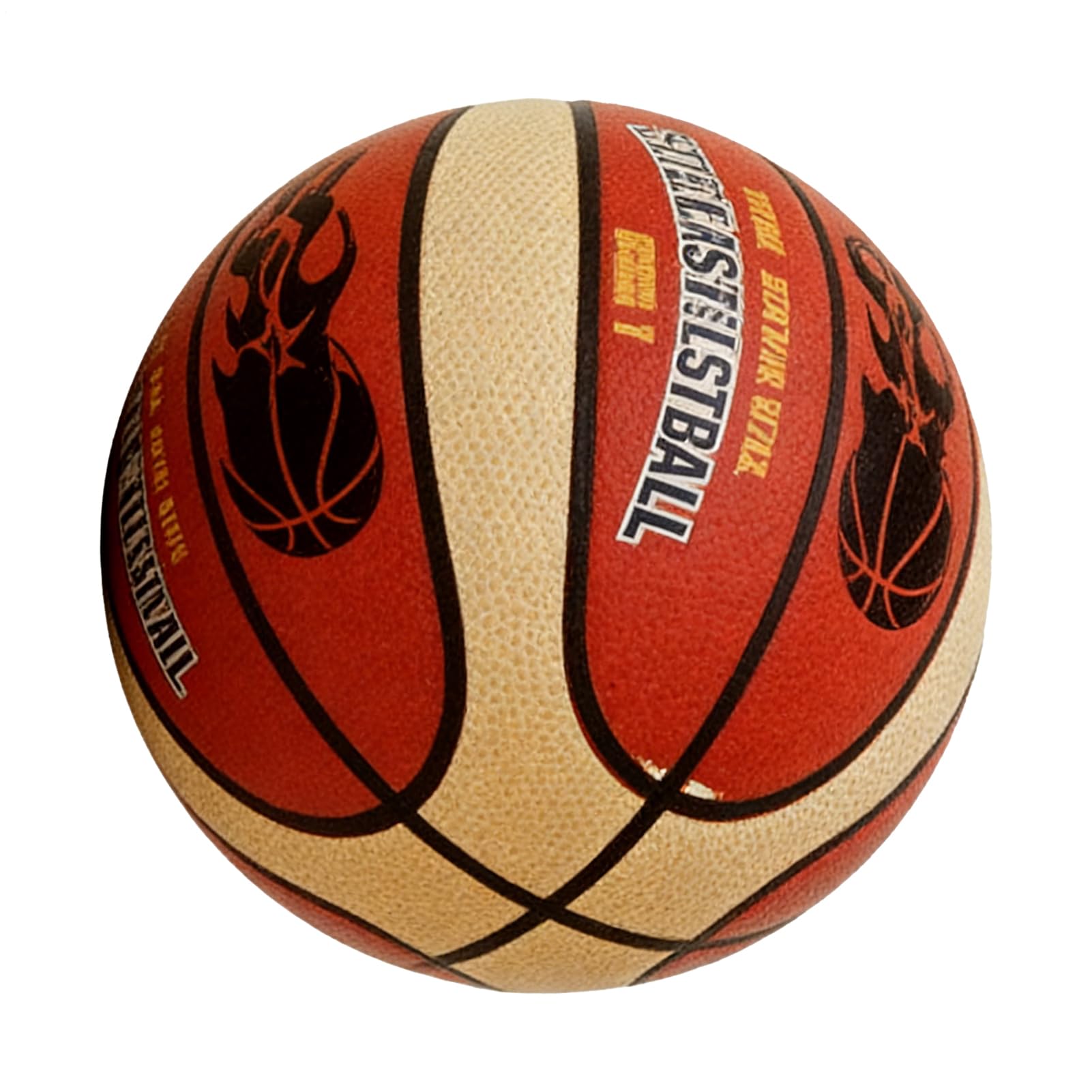 Foam Silent Basketball, Easy Grip Training Basketball for Boys Girls, Lightweight High Density Quiet Training Bouncy Ball for Indoor Outdoor, Size 5/ Size 7