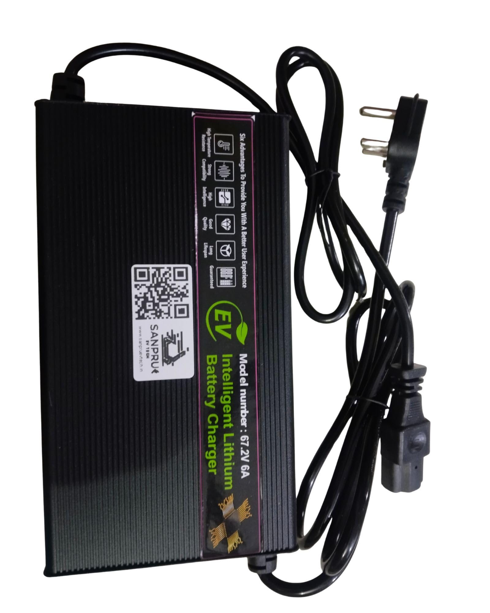 60V 6Amp Lithium Battery Charger (Cut-Off : 69.35V) Black-image-49
