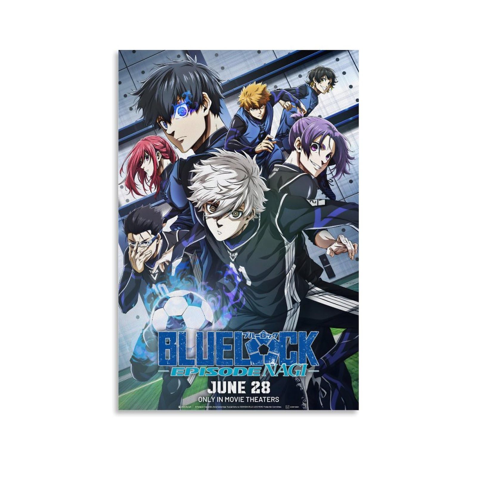 Amazon.com: qgcamellia Gekijô-ban Blue Lock Episode Nagi 2024