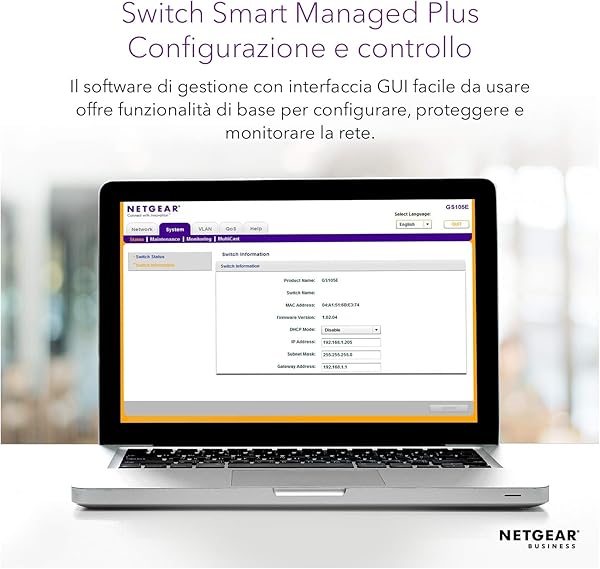 Netgear JGS524PE PoE Smart Managed Plus Switch a 24 Porte Gigabit Ethernet con 12 PoE a 100 W Montaggio Desktopsu Rack