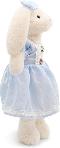 Miniatura 9 de Oitscute - Pequeño y suave conejo de peluche de 15 pulgadas, juguete para bebés y niñas