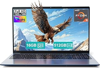 FLORINIX 15.6″ FHD Student-Laptop AMD Ryzen 5(Beat i5-1135G7, Up to 3.7GHz), Radeon Vega 8 GPU Gaming-Laptop with 65W Fast Charging BT5.0 Webcam Privacy Shutter Numpad for Office …