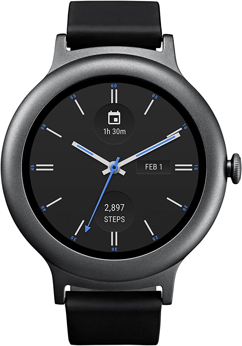 LG Watch Style LG Electronics LGW270.AUSATN Smartwatch with Android Wear 2.0 - Titanium - US Version