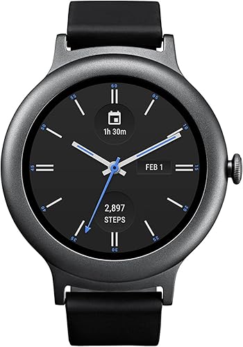 LG Electronics LGW270.AUSATN, reloj LG style, reloj inteligente con Android Wear 2.0 versión estadounidense, Titanio
