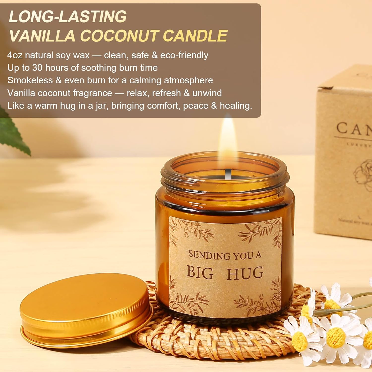 Get Well Soon Gift Baskets for Women Self Care Gifts, Spa Care Package After Surgery Inspirational Thinking of You Sympathy Gifts,Christmas Birthday Gift for Women Friends Mom Sister Grandma - Image 6