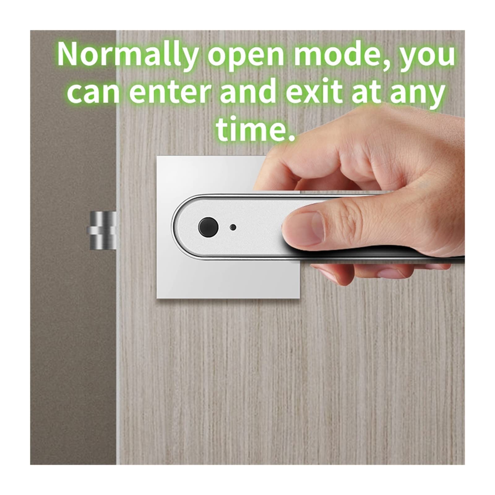 Serratura Smart, Serrature for impronte digitali con serratura intelligenteTUYA App Control Password biometrica for impronte digitali Maniglia domestica Serrature elettriche ,Smart Lock Facile da Inst
