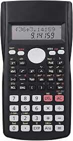 Calculadora Científica de Engenharia, 240 Funções, Display de Linha Dupla, Ideal para Escola e Escritório (Preto)