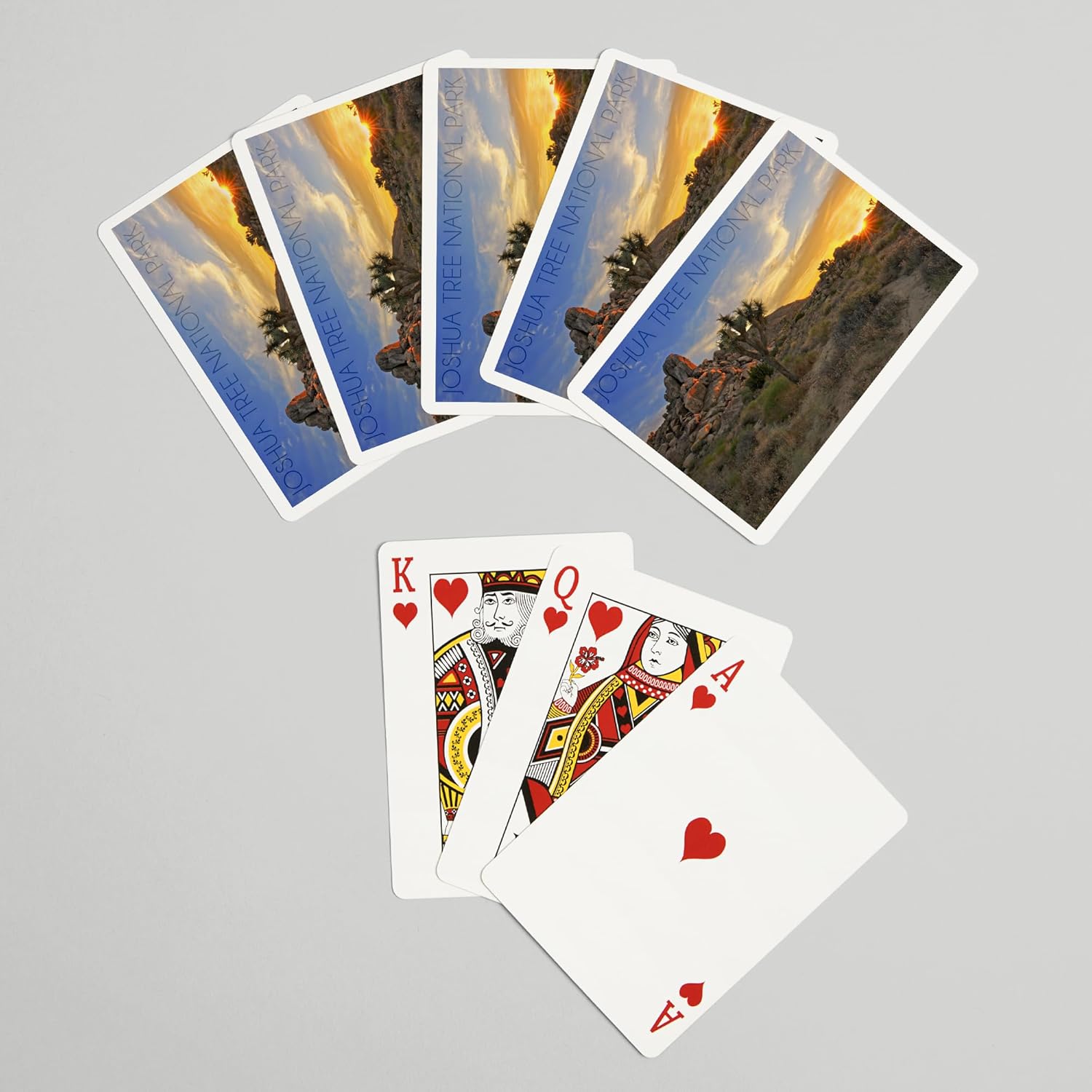 Lantern Press Joshua Tree National Park, California, Sunrise, 52 Playing Cards for Adults, Poker Size Card Deck