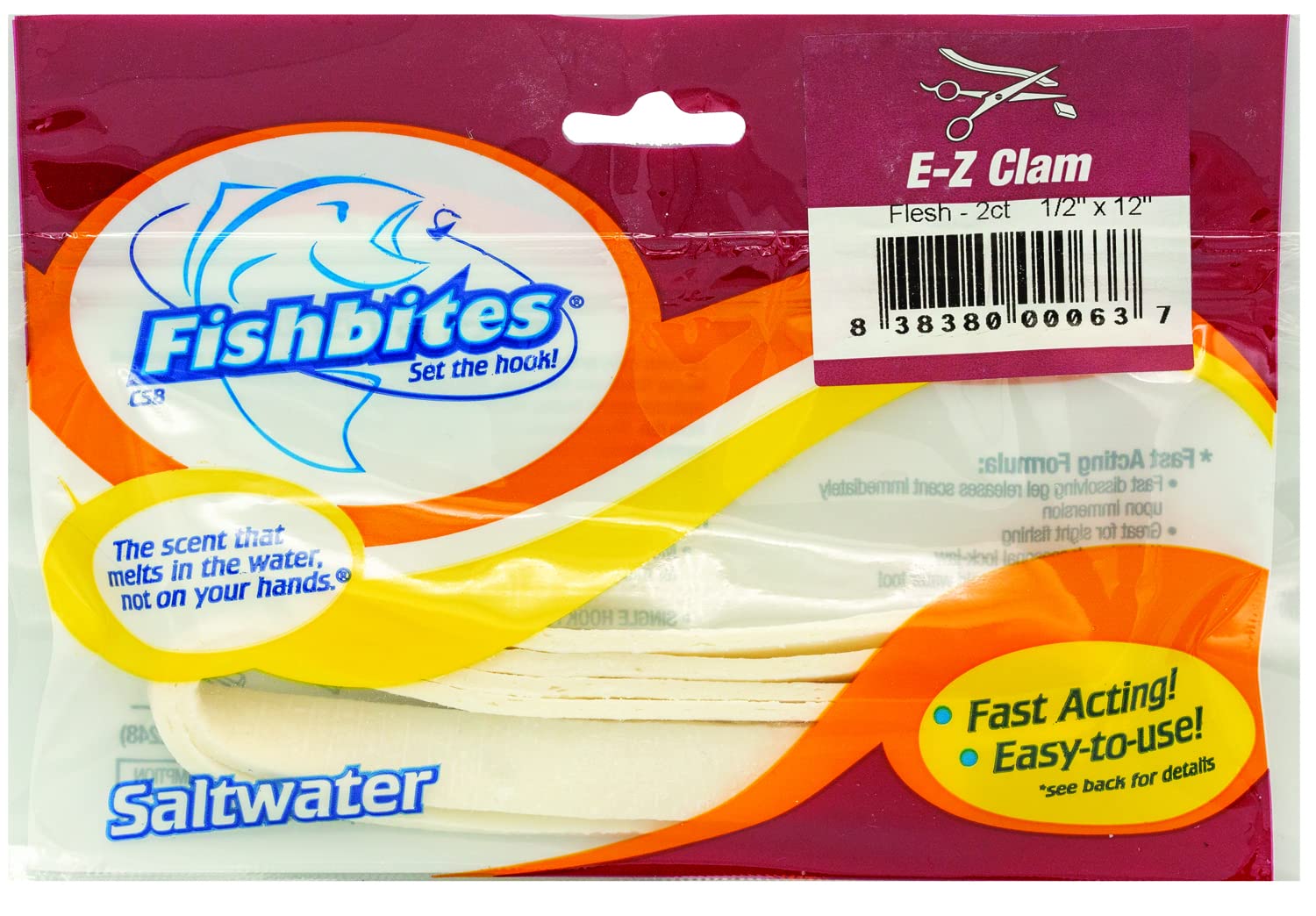 Fishbites E-Z Clam - Fast Acting