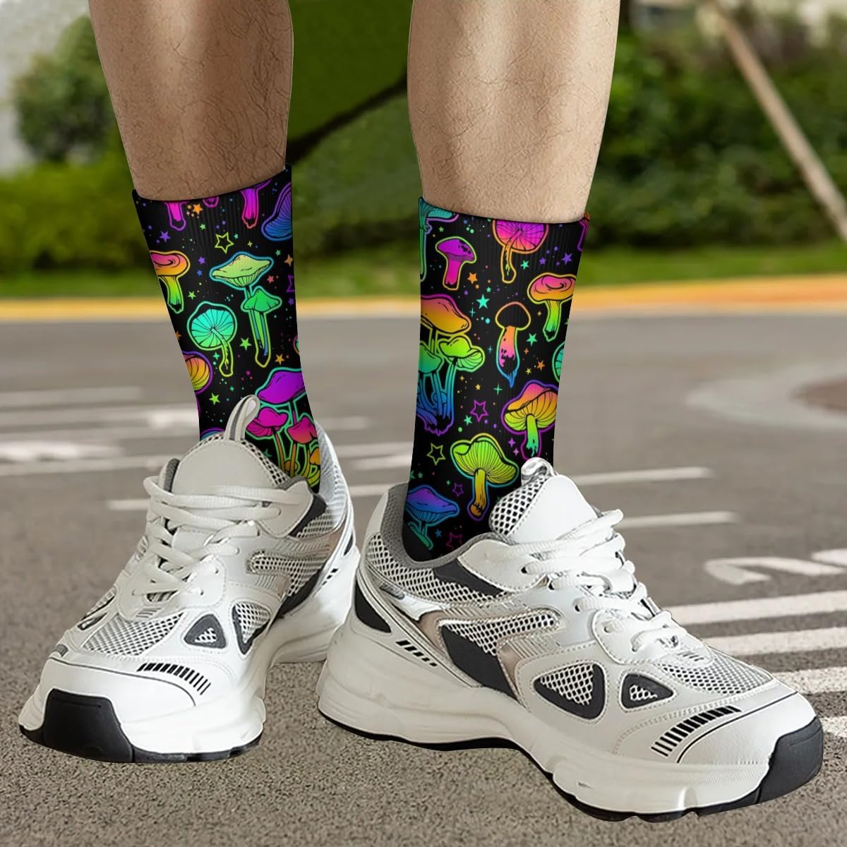 Funny Crew Dress Socks For Men Novelty Casual Outdoor Sports Socks Gifts For Women - Image 8