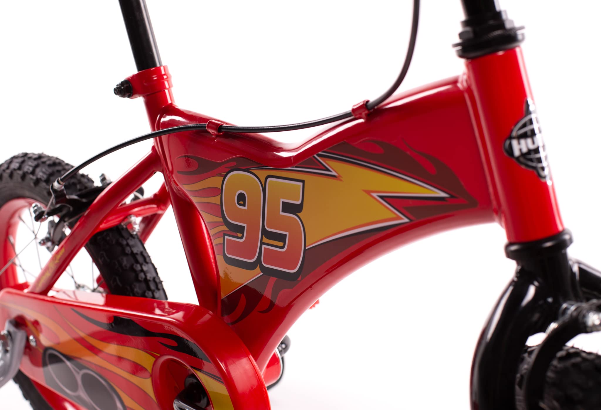 Huffy Disney Cars Luxury Unisex-Baby, 14 cali, czerwony