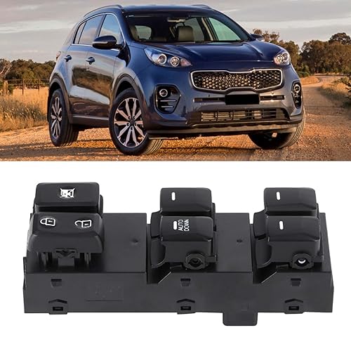 Miniatura 2 de Para 2011 2012 2013 2014 2015 2016 Botón de interruptor de ventana eléctrica delantera izquierda 16Pin Interruptor eléctrico 93570-3W000