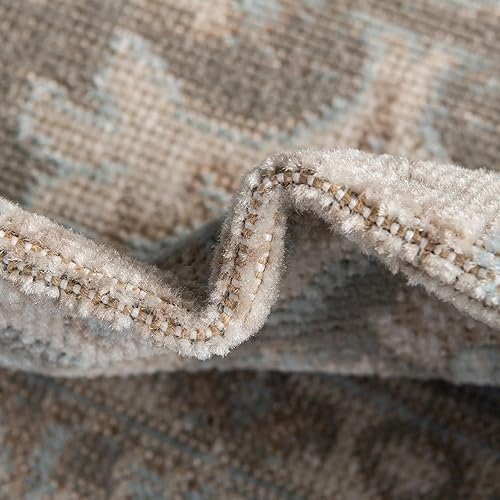 Miniatura 9 de Rugs.com Whitney Collection - Alfombra baja de 4 x 6 pies, color gris nube, perfecta para entradas, cocinas, rincones de desayuno, piezas de acento