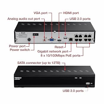 POE NVR 500万画素 8TB迄対応 48V給電「POE-NVR8.A」 POE NVR 500万画素 8TB迄対応 48V給電「POE-NVR8.A」 Amazon.co