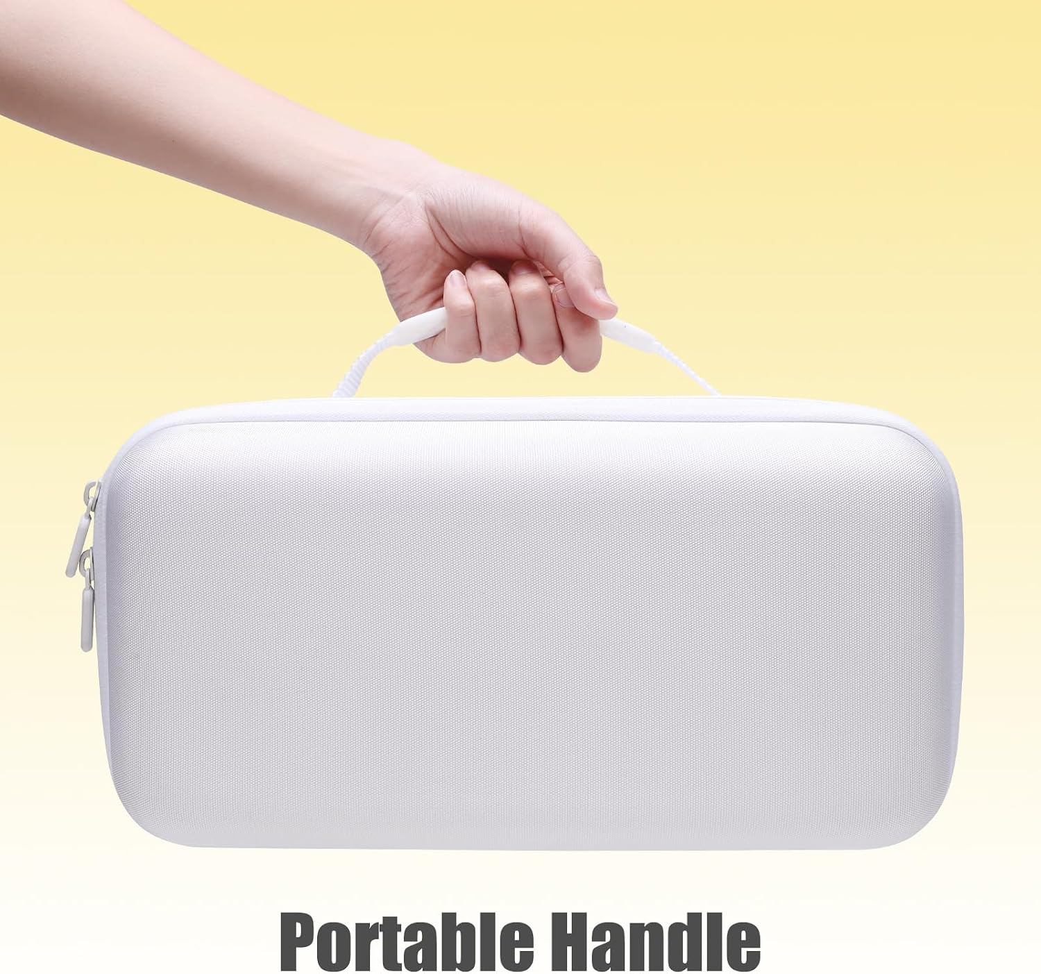 LTGEM Carrying Case Compatible with Cricut Joy Xtra Cutting Machine, Protable Storage Bag Compatible with Cricut Joy Xtra Accessories, White, L 13.7" W 7.2" H 6"