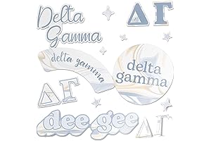 Delta Gamma Marble Sticker Decal