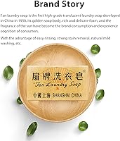 Vista 7 de BEE & FLOWER Barra de jabón con ventilador para lavandería, removedor de manchas, jabón para ropa interior (5.3 onzas x 2)