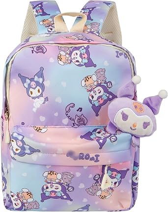 Toddler Backpack with Detachable Stuffed Doll, School Bags for Girl Boys School Rucksack Cute Nursery Mini Backpack Kids for Travel Kindergarten Elementary Preschool