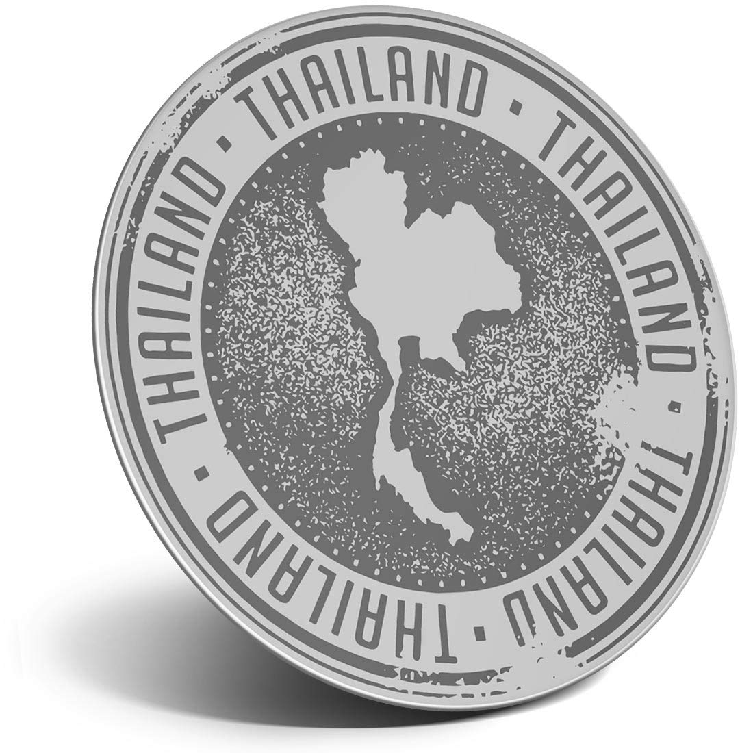 Destination Vinyl Ltd Magnet For Refrigerator, Fridge Bw - Thailand Map Travel For Office, Cabinet And Whiteboard, Magnetic Stickers, 41880