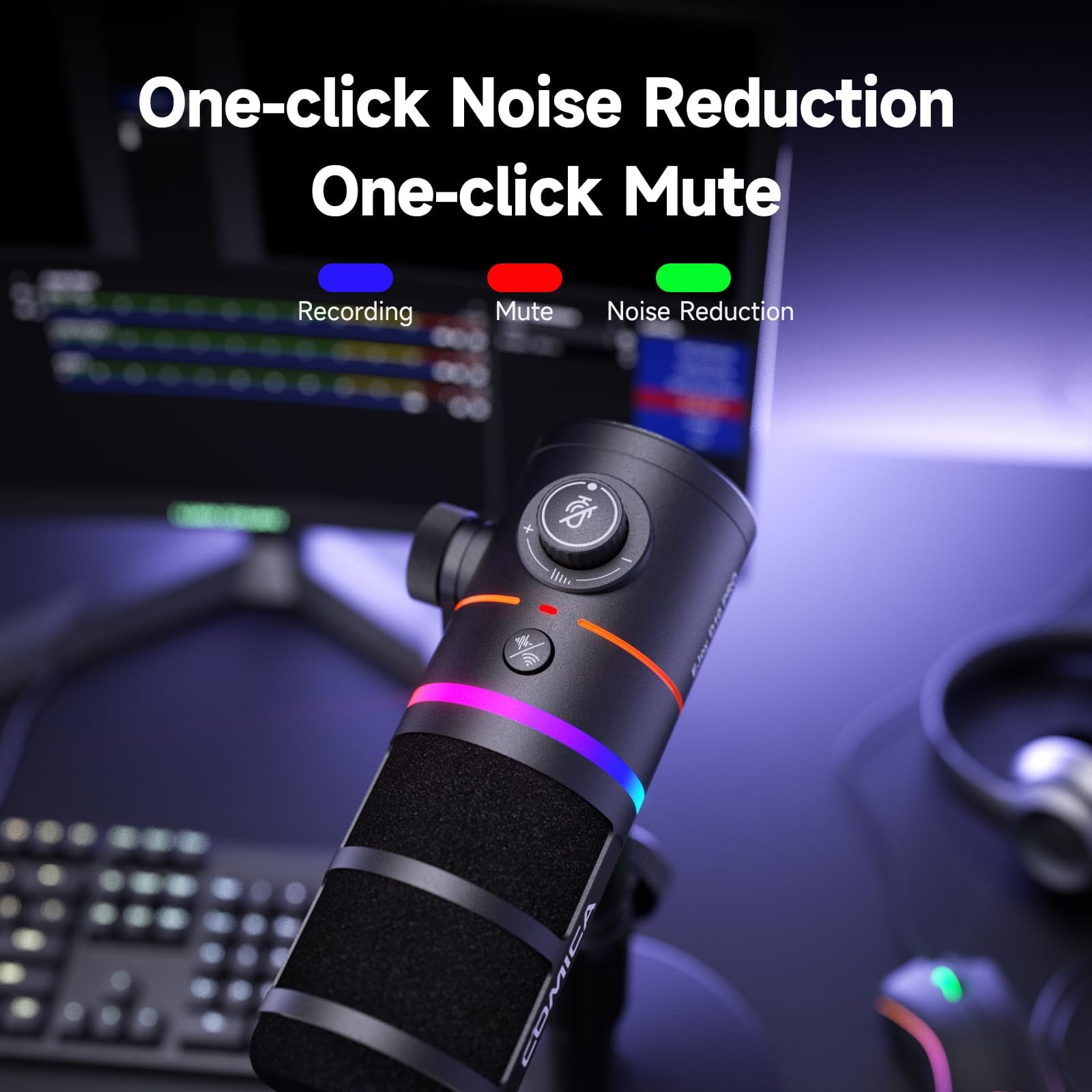 Amazon.com: COMICA EJoy D10 XLR/USB-C Dynamic Microphone for