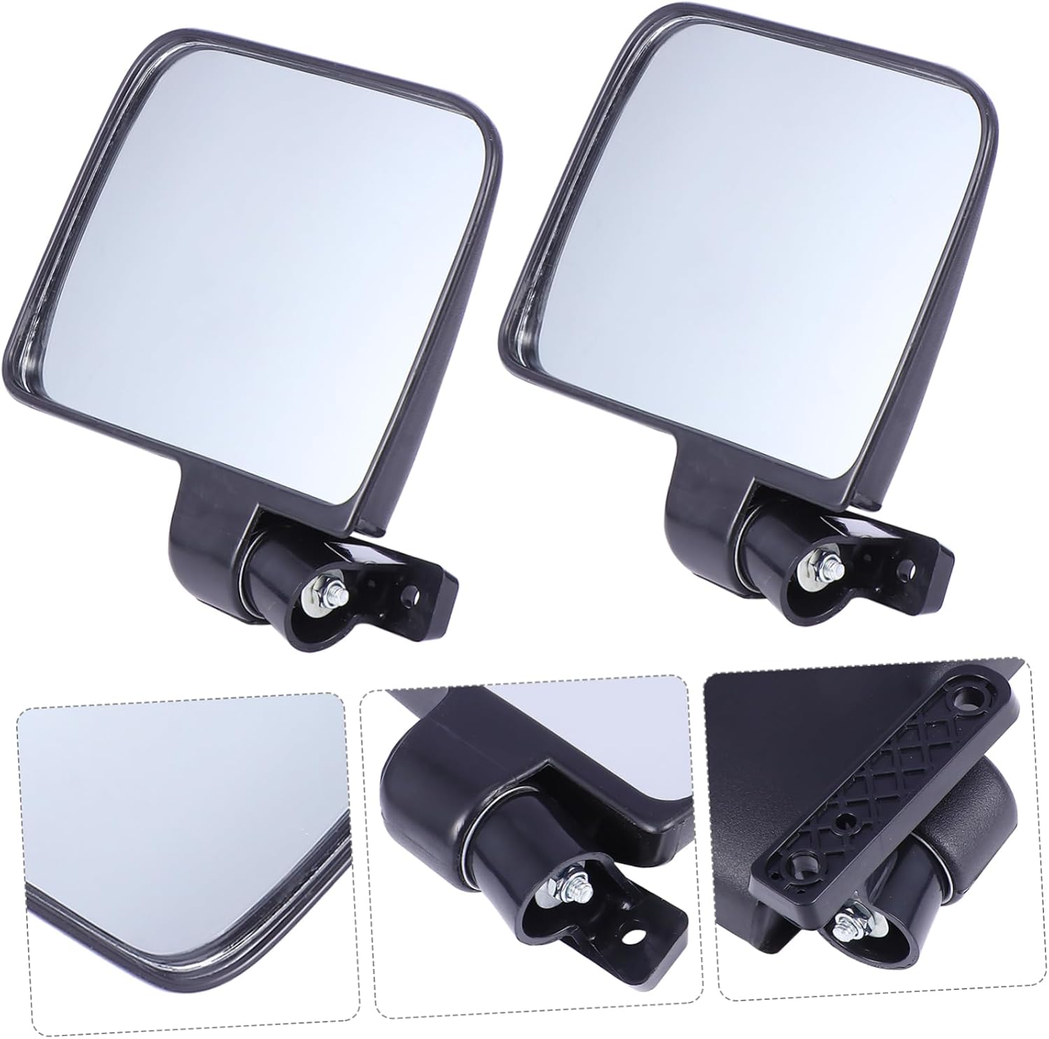 2pcs High-definition Auxiliary Rearview Mirror for Cars Wide Angle Convex Design Blind Reduction for Changes