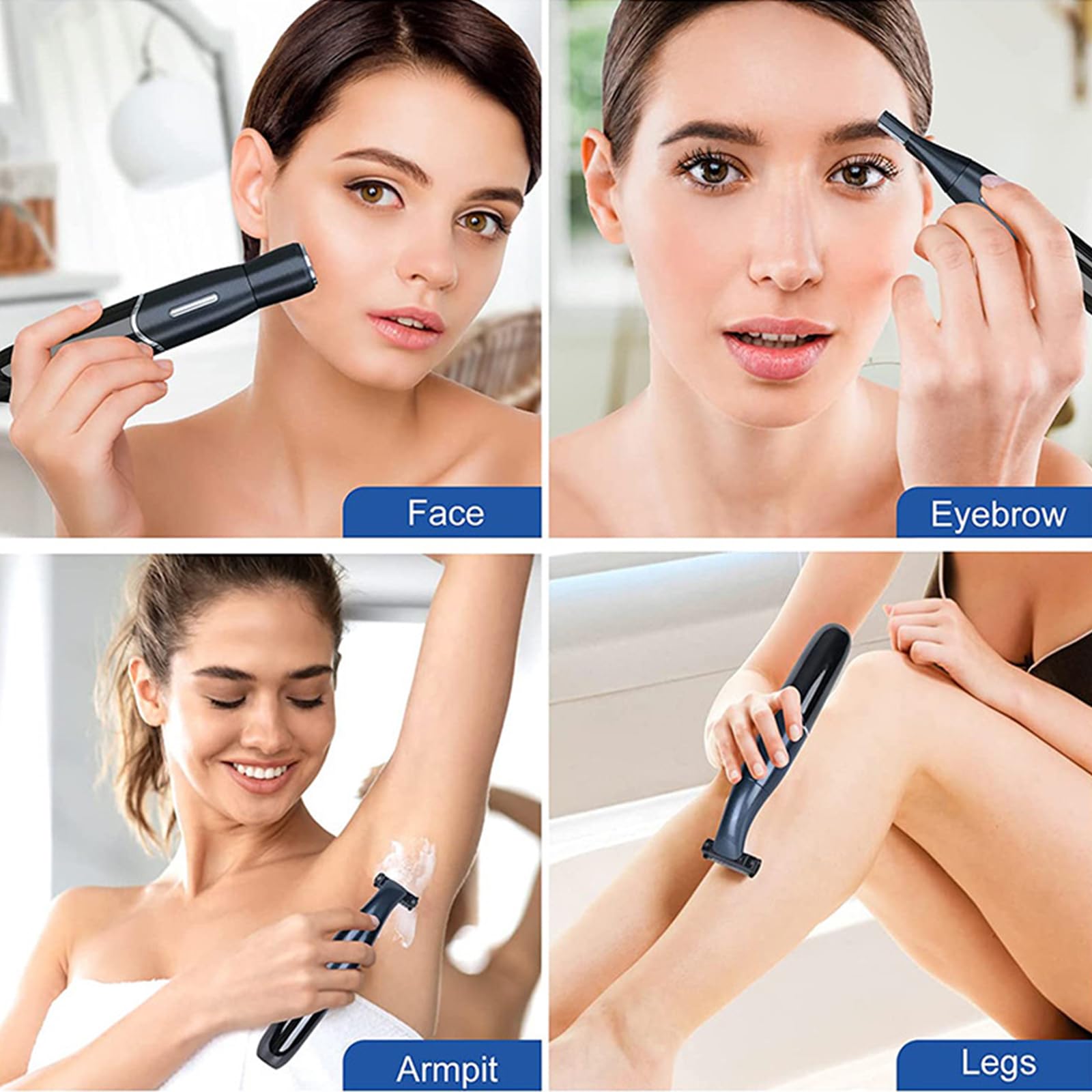 Electric Hair Removal Device Gentle Face Epilator For Women Rechargeable Trimmer Epilator Smooth Bikinis Trimmer