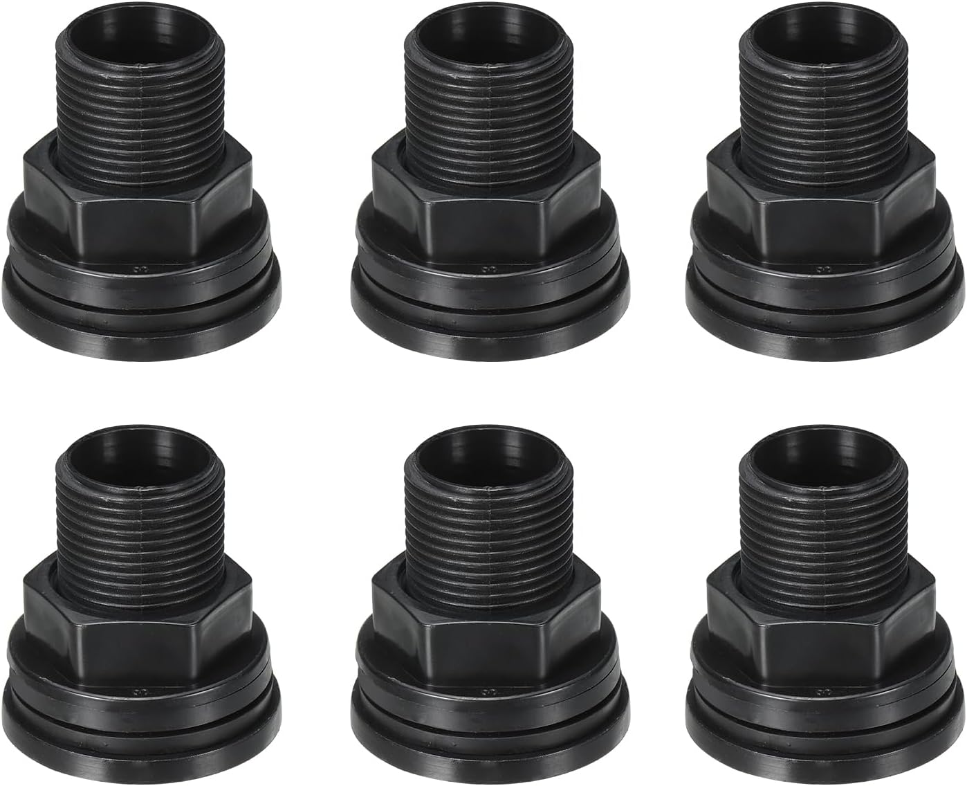 Amazon.com: PATIKIL PVC Bulkhead Fitting 1/2 Female x 3/4
