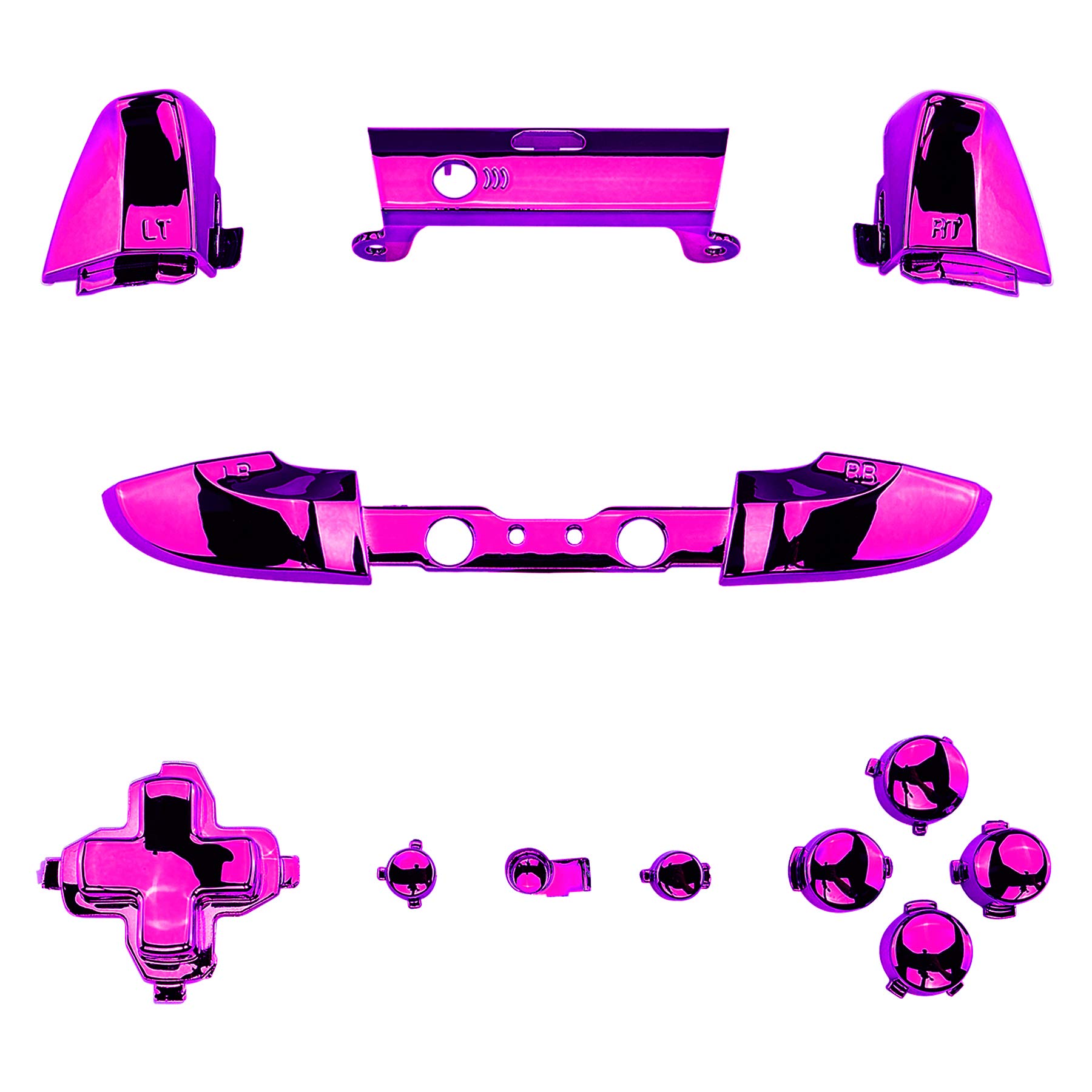 Chrome Button Replacement Set For Xbox One S Controllers 10 thumbnail image