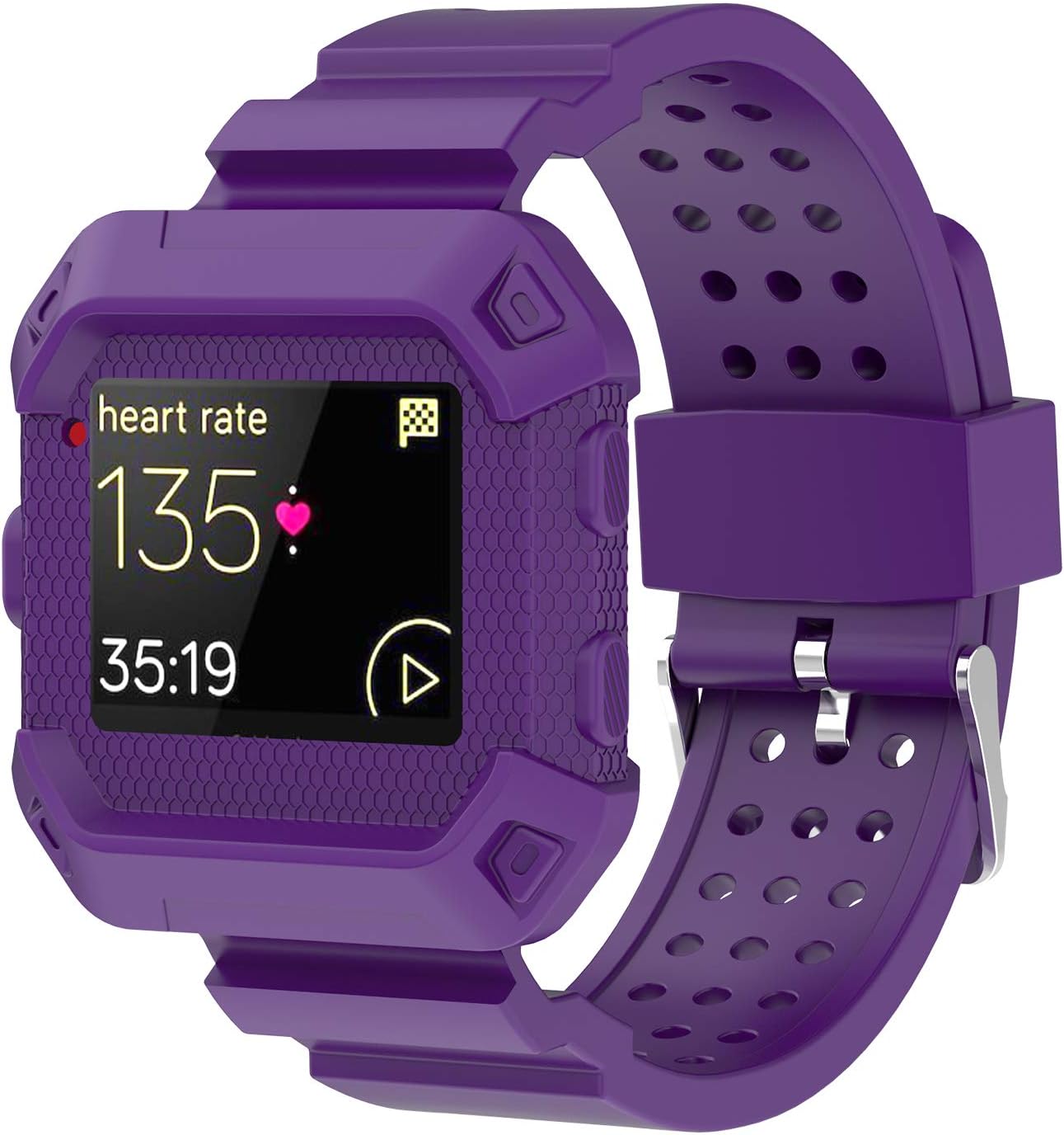MORETEK Blaze Accessories Band, Case Protection Strap Bands Ultimate Protection from Drops for Fitbit Blaze Smartwatch/Watch Sport Replacement Wristband
