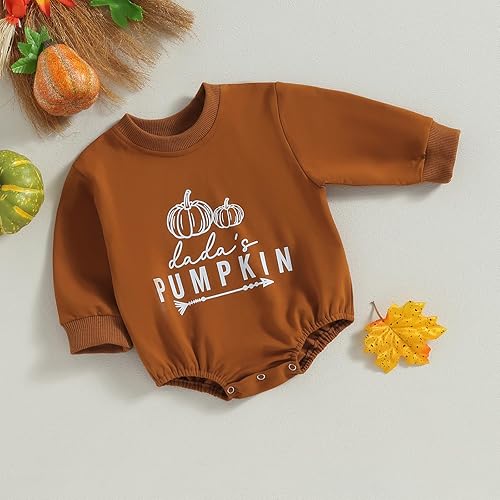 Miniatura 8 de FYBITBO Mameluco de Halloween para bebé, niña, niño, calabaza, enterizo de manga larga, unisex, disfraz familiar, traje de otoño e invierno