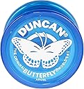 Duncan Toys Butterfly Yo-Yo, Beginner Yo-Yo with String, Steel Axle and Plastic Body, Blue