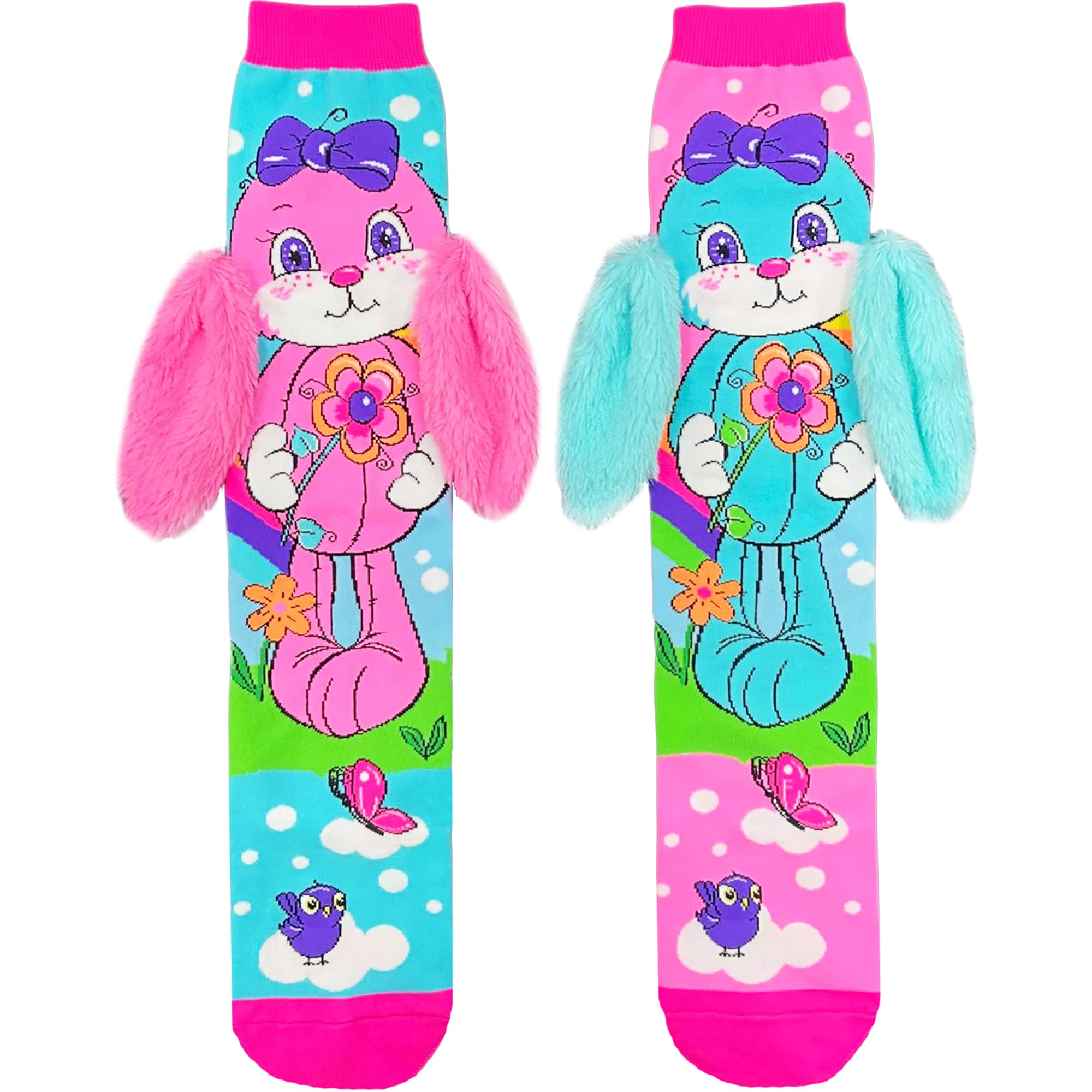 Hunny Bunny Socks, Adorable Knee-High Socks with Soft Floppy Ears