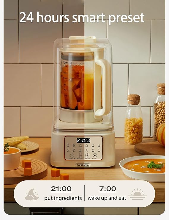 Automatic Plant-Based Milk Maker with Self-Cleaning, Keep Warm, and Boiling Features - 1750ML Capacity