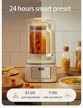 Automatic Plant-Based Milk Maker with Self-Cleaning, Keep Warm, and Boiling Features - 1750ML Capacity