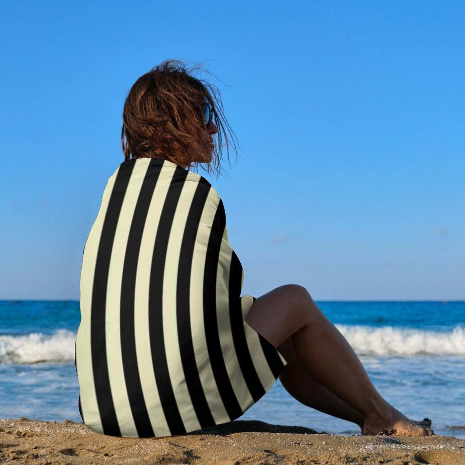 peaceminusone ビーチタオル 即日発送】peaceminusone ビーチタオル towel BLACK