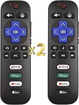 B Brainice Replacement Universal Remote for All Roku TV (2-Pack)