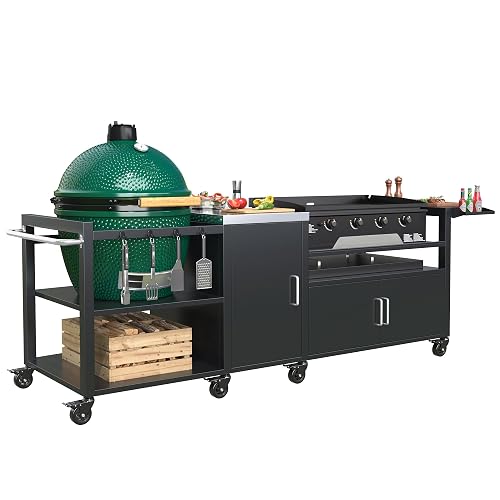 GDLF Outdoor Grill Cart XL Big product photo (Kamado & Charcoal) — ScooterReviewPro review