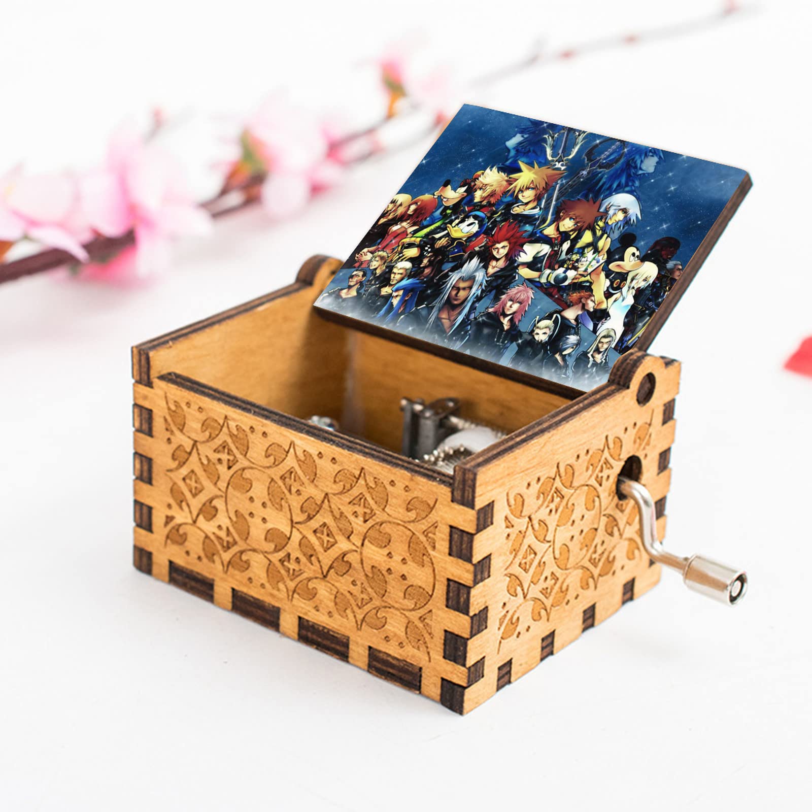 Amazon | 木製 オルゴール キングダムハーツ ミュージックボックス