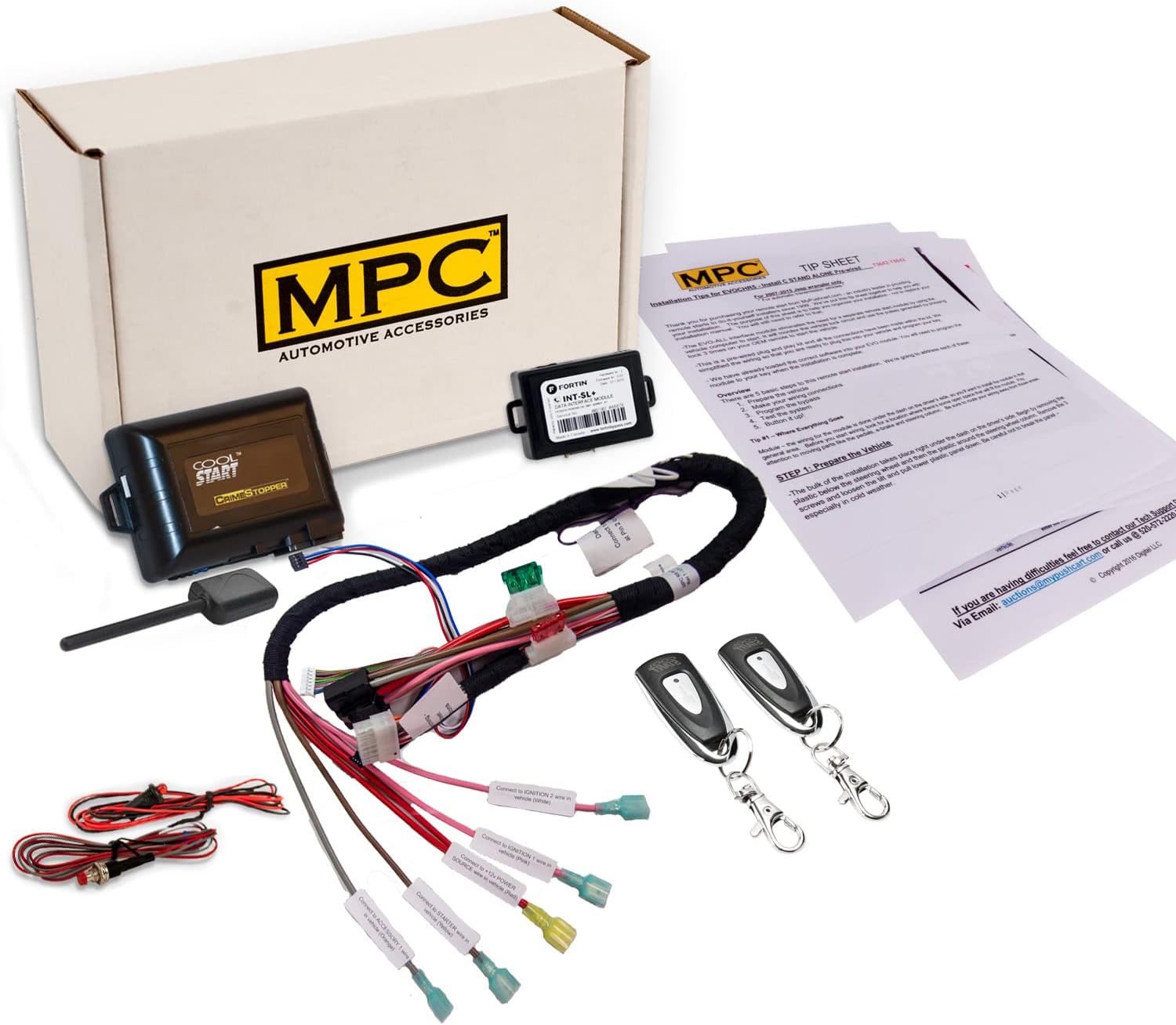 MPC Plug-n-Play 1-Button Remote Start Kit For 2011-2020...