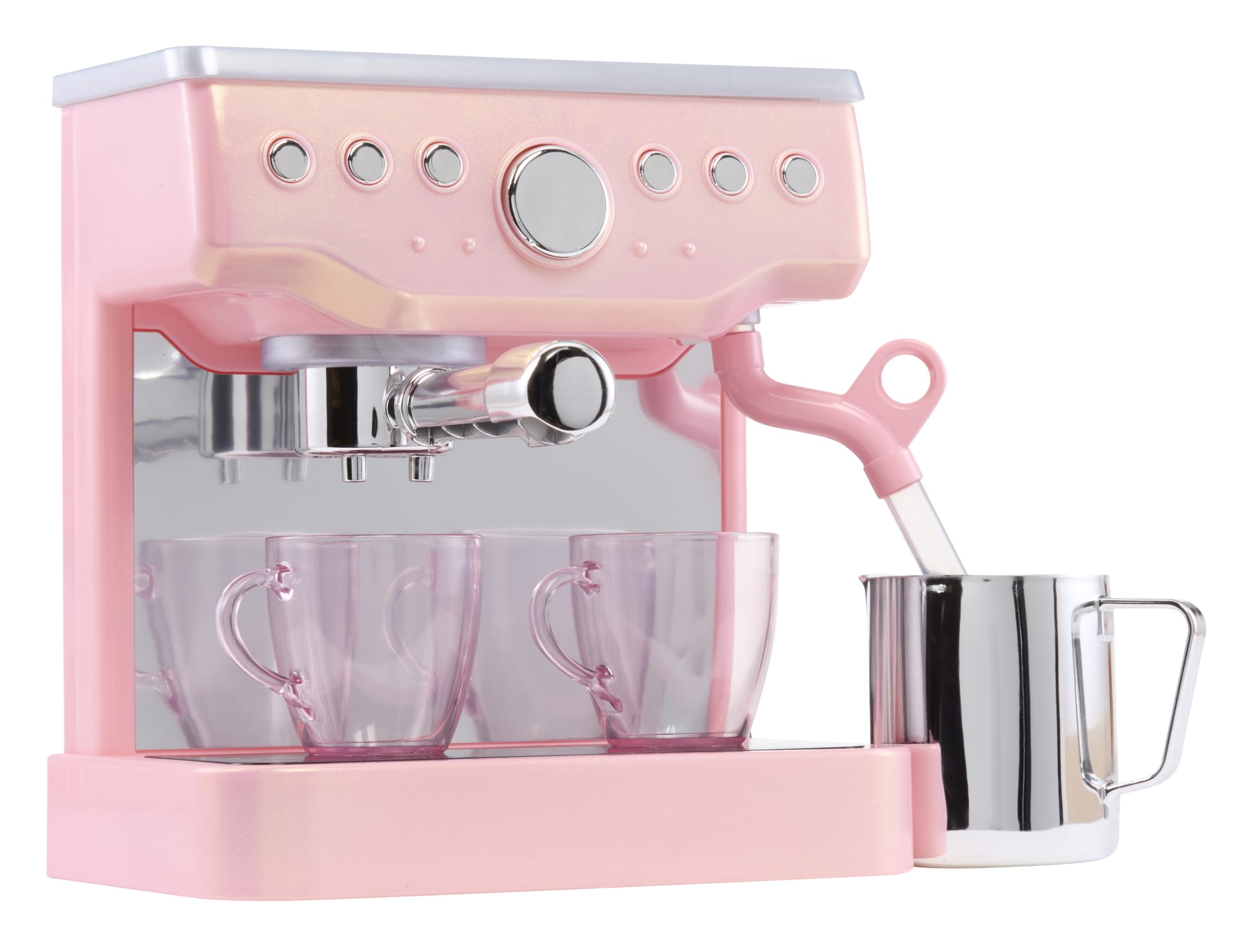 Little Tikes Sweet Spaces Espresso Machine – Pink, Imaginative Play, Pretend Play Kitchen, Boys and Girls Ages 3+ Years