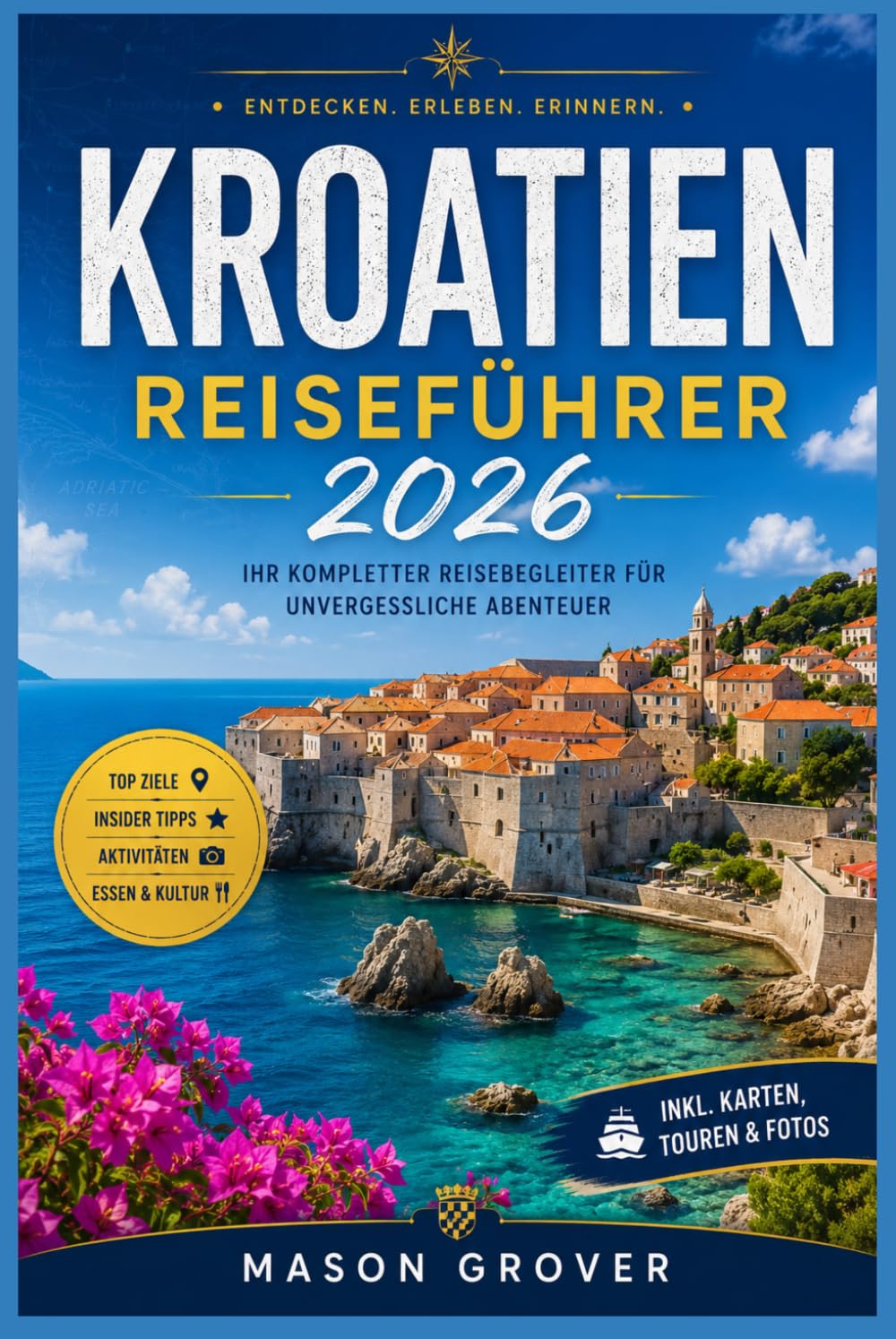 KROATIEN REISEFÜHRER 2026: Ein praktischer Begleiter für Strände, Nationalparks, mittelalterliche Städte, Familienausflüge und malerische Abenteuer entlang der dalmatinischen Küste