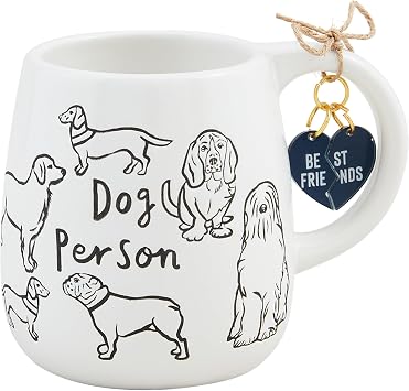 Mud Pie Dog Person Mug