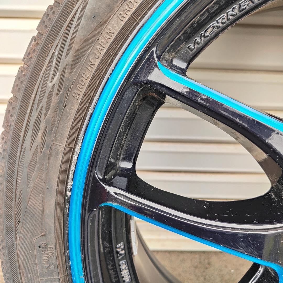 WORK EMOTION Kiwami17×7J +47 114.3 5H 青藍 WORK EMOTION Kiwami17×7J +47 114.3 5H 青藍 車&バイク
