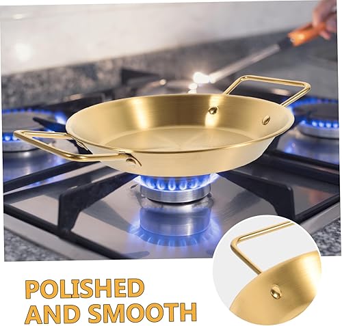 Miniatura 2 de OUNONA Tapa de olla para sartén de acero inoxidable, sartén binaural, antiadherente, construcción resistente, ahorra energía, perfecta para pasta y