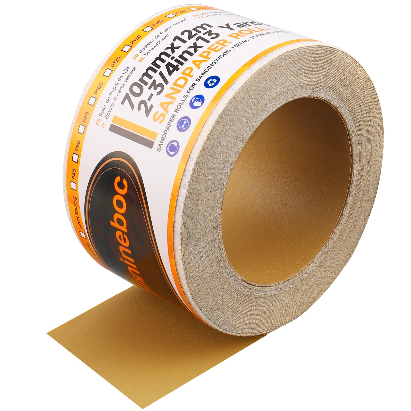 Papier de verre à grain premium 180 en rouleau - Chine Rouleau de toile abrasive, une toile émeri Roll Papier de verre à grain premium 180 en rouleau - Chine Rouleau de toile abrasive, une toile émeri Roll