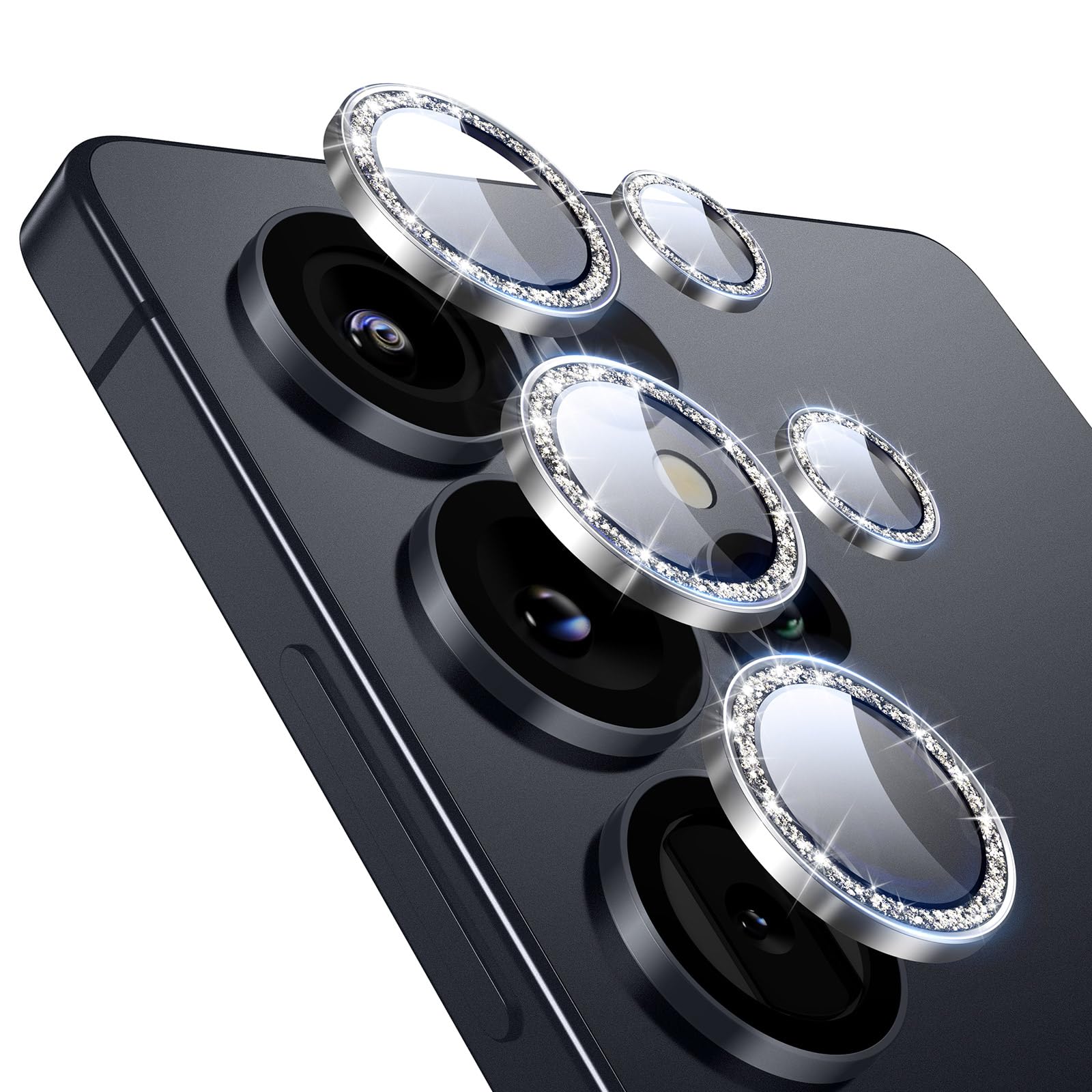 ESR for Galaxy S25 Ultra Camera Lens Protector, 1 Pack, Glitter Silver