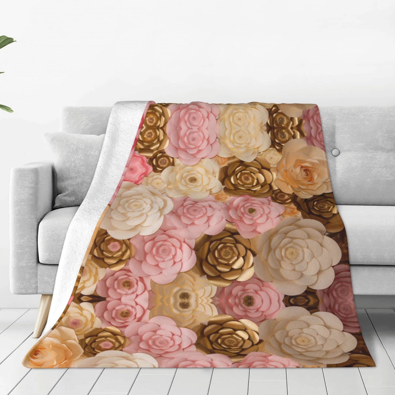 Couverture en flanelle douce pour soirées cocooning canapé