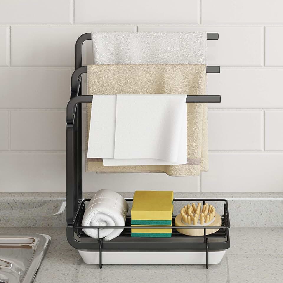 kitchen sponge holder for counter