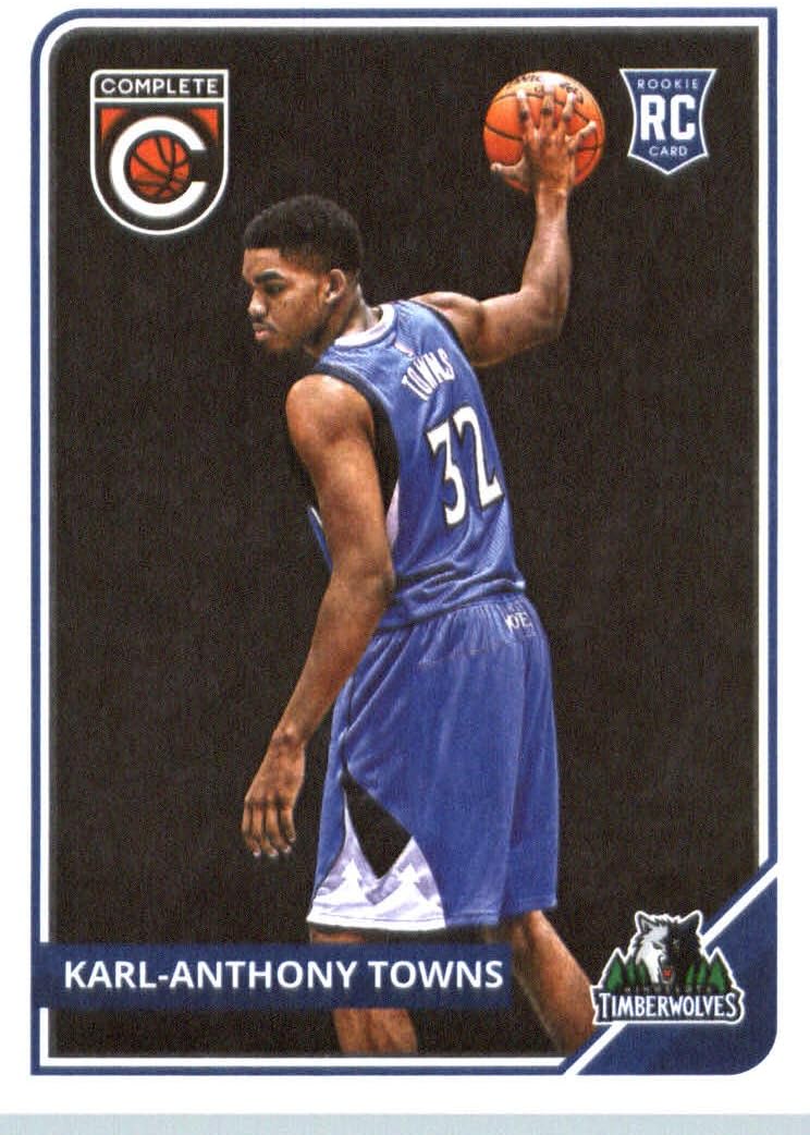 2015-16 Panini Complete Basketball Rookie Card #303 Karl-Anthony Towns Rookie Card-MINT