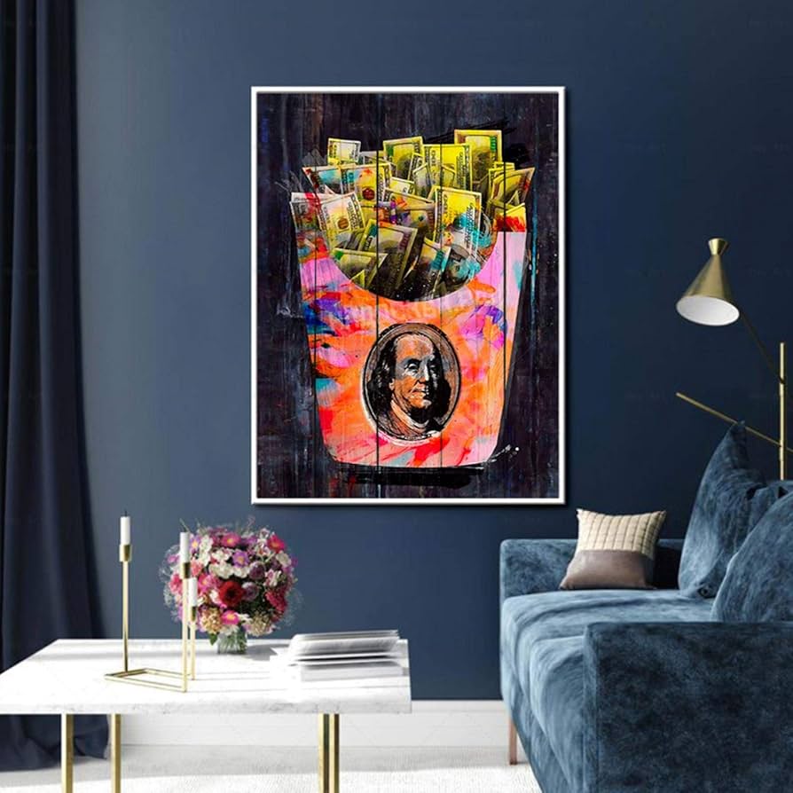 Amazon.co.jp: お金のバケツストリートグラフィティウォール